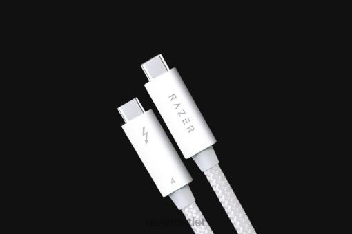 Razer Thunderbolt 4 Cable 84Z6N22 Pc Component White