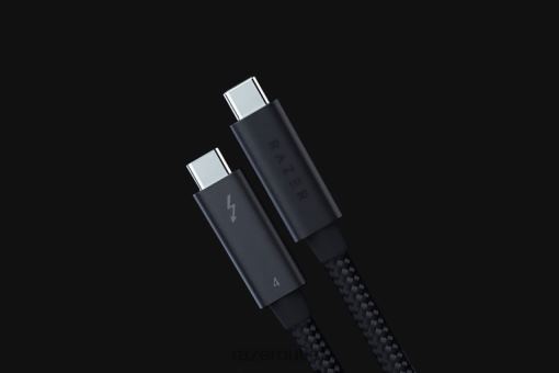 Razer Thunderbolt 4 Cable 84Z6N23 Pc Component Black
