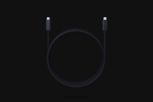Razer Thunderbolt 4 Cable 84Z6N25 Pc Component Black