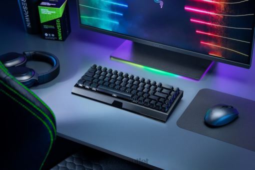 Razer BlackWidow V3 Mini HyperSpeed - Phantom Edition - Yellow Switch - US 84Z6N64 Keyboard Black