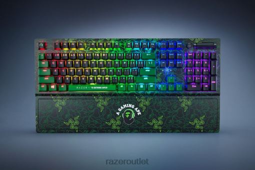 Razer X *A Bathing Ape BlackWidow V3 - Green Switch - US 84Z6N60 Keyboard Green