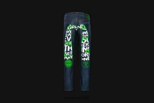 Razer EVISU Daicock Print with Embroidery Carrot-Fit Jeans #2017 84Z6N192 Apparel One Color